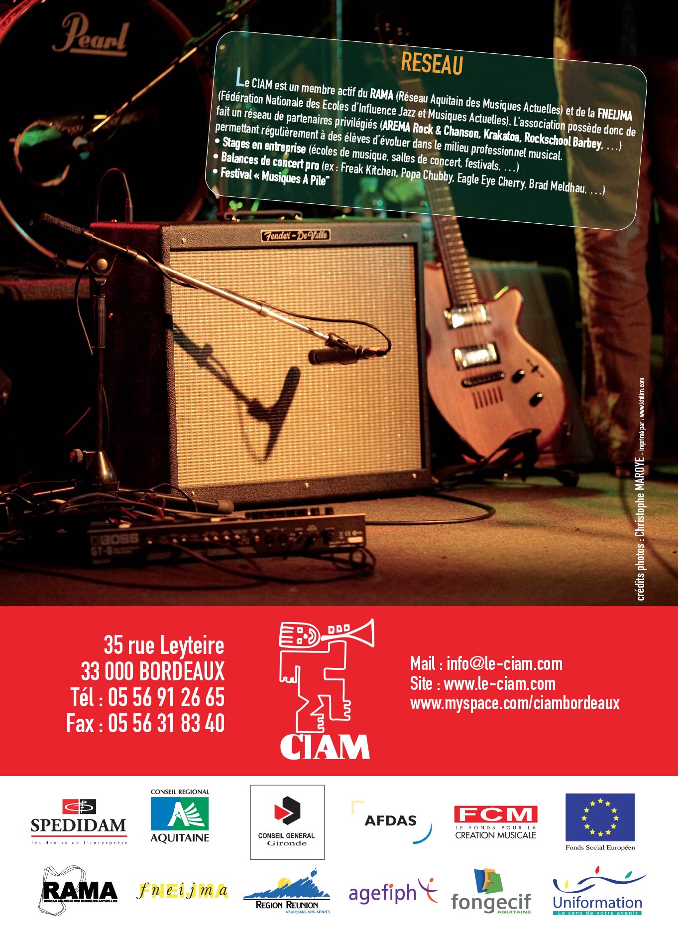 dépliant CIAM