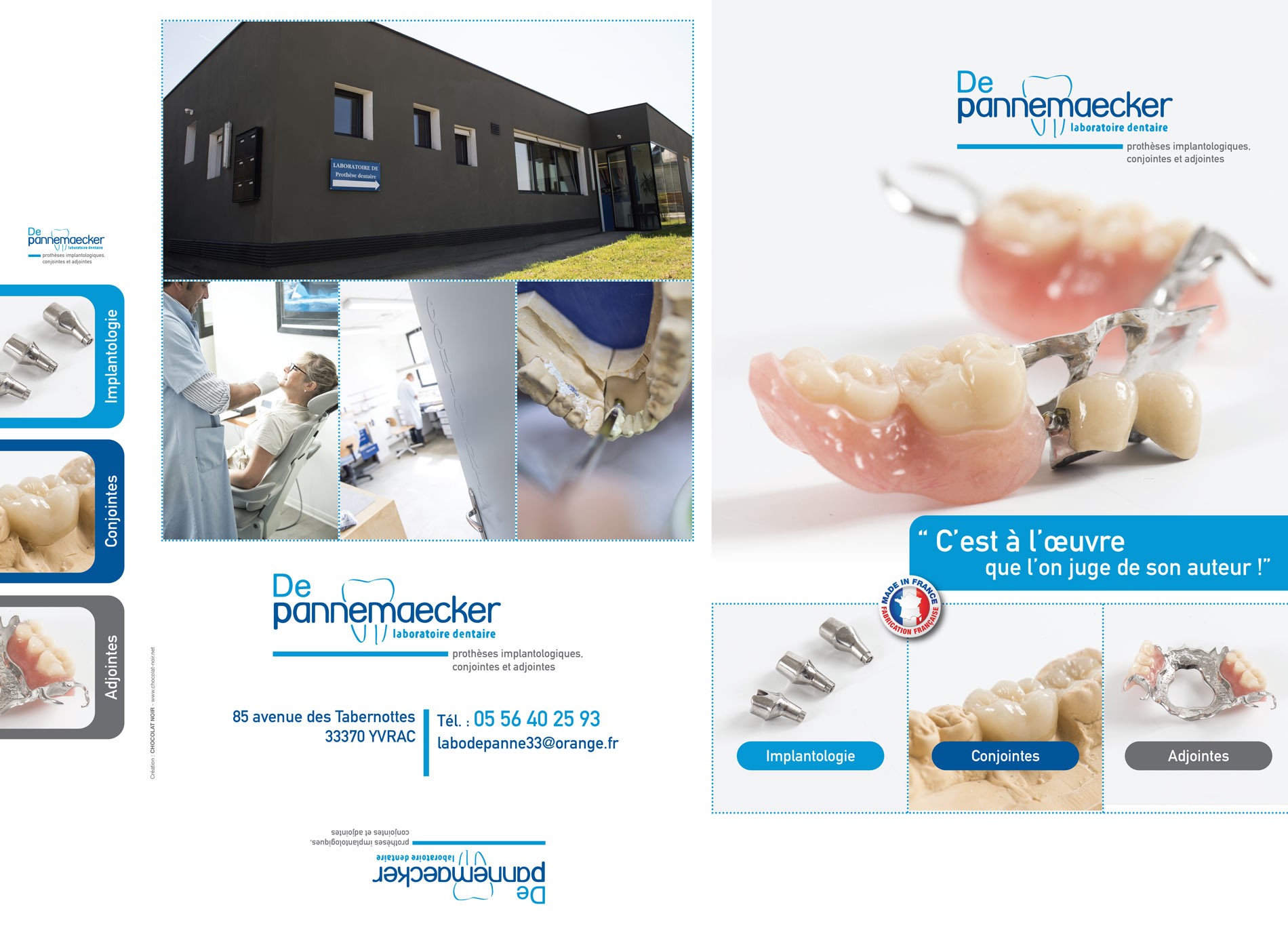 chemise laboratoire dentaire