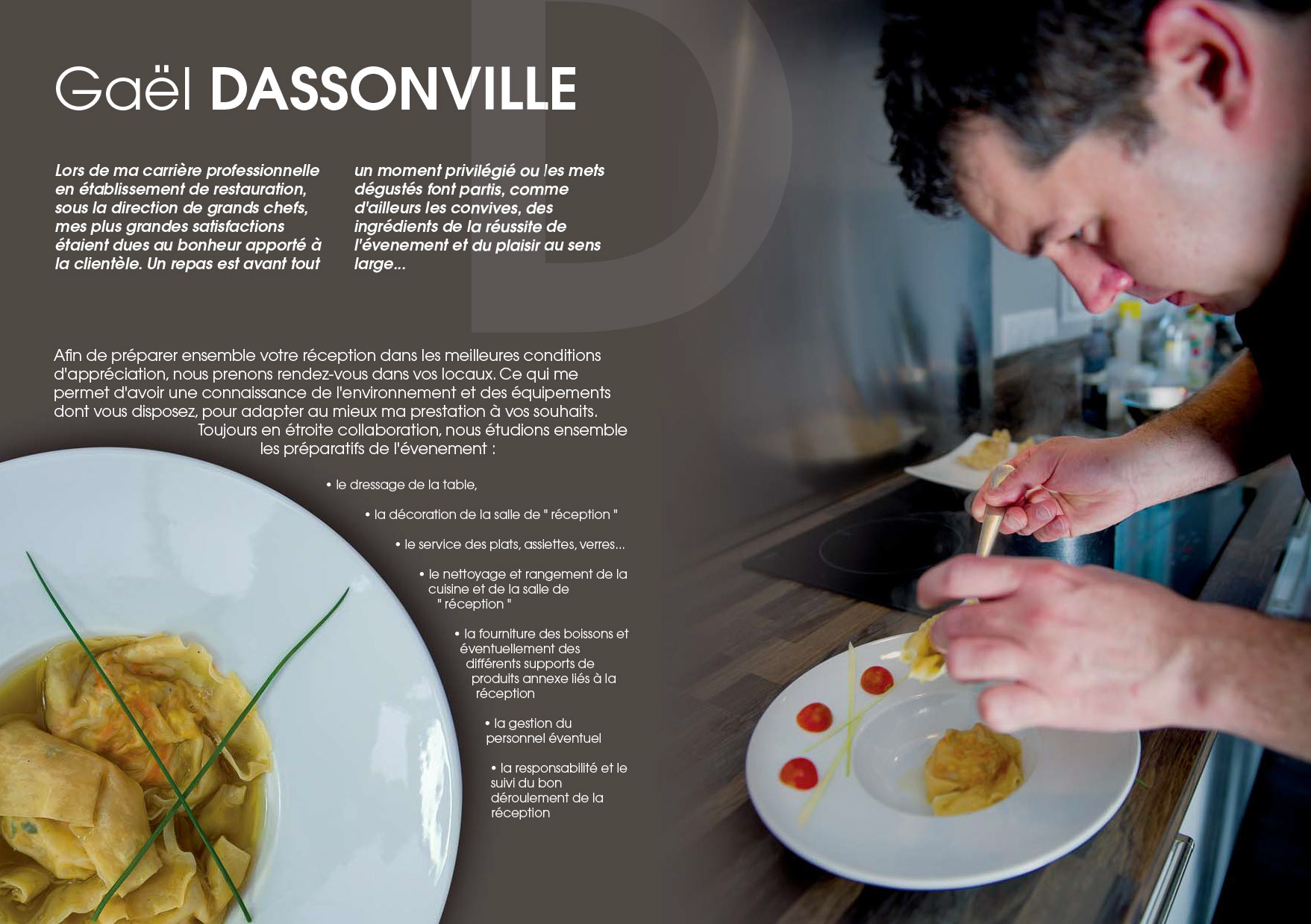 plaquette chef à domicile