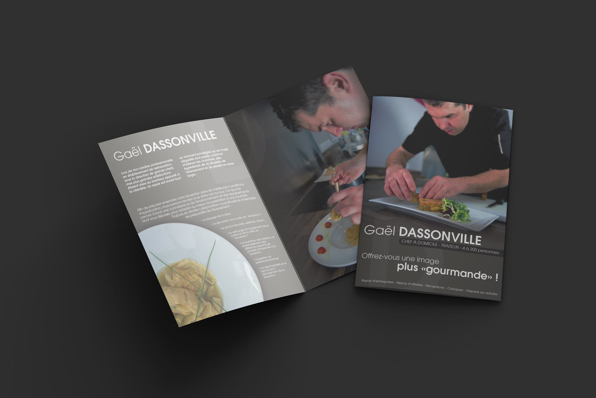 plaquette chef à domicile