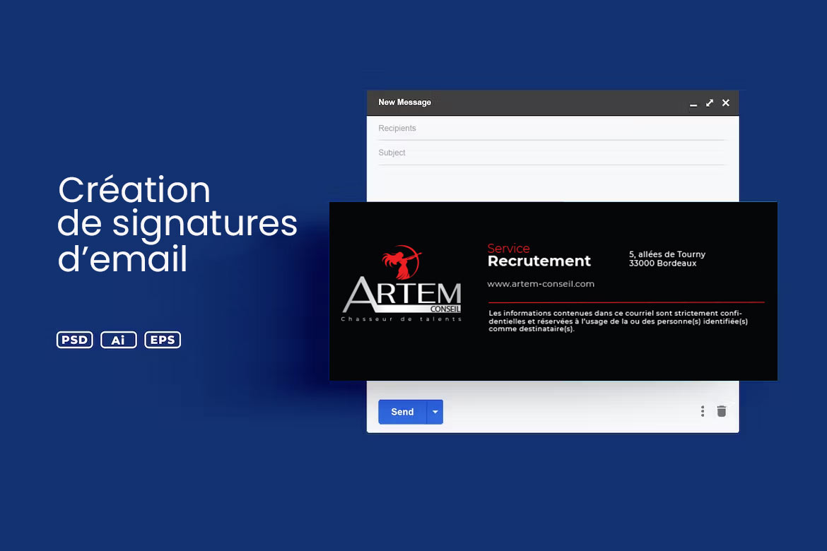 création signature email