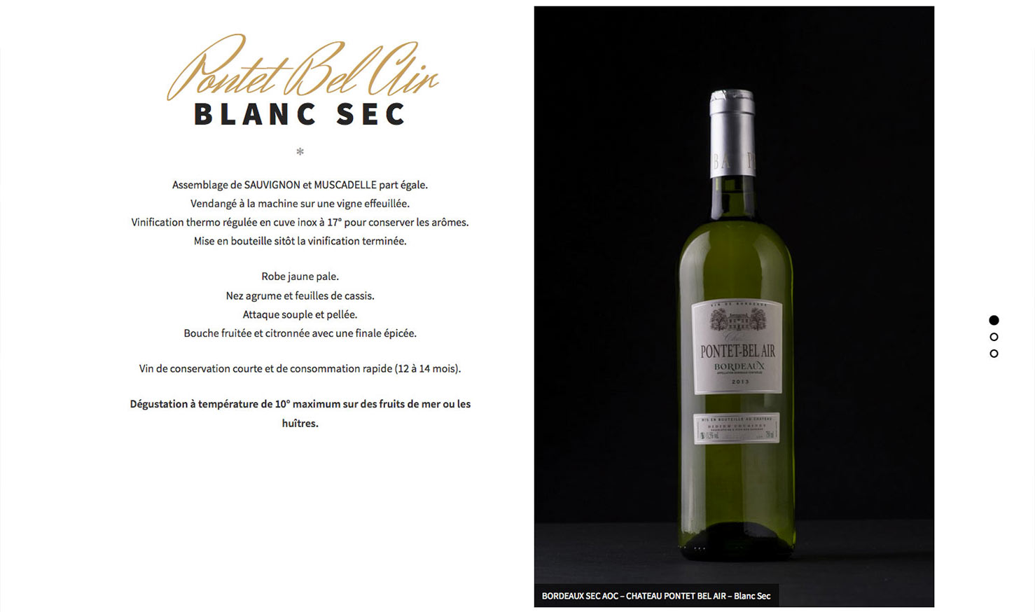 site-internet-vin-focus-vin-blanc site internet propriété viticole