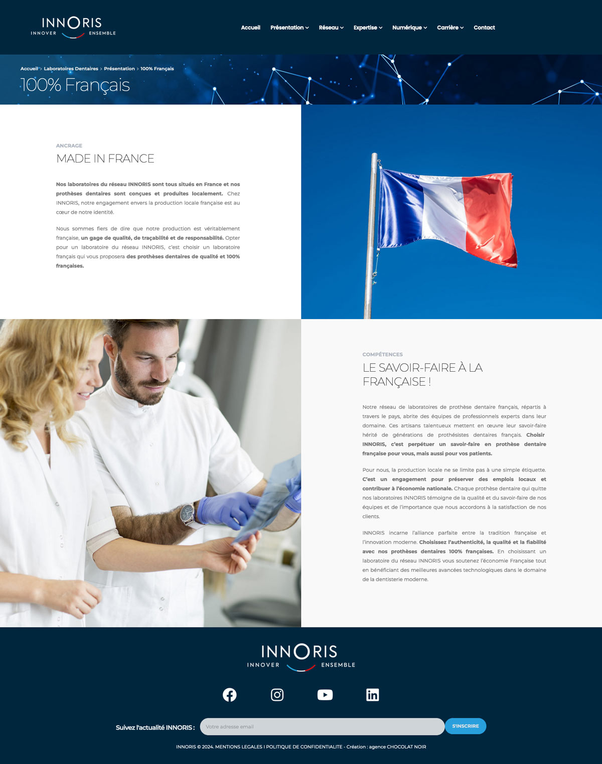 creation-site-internet-wordpress-innoris-5 site labo dentaire