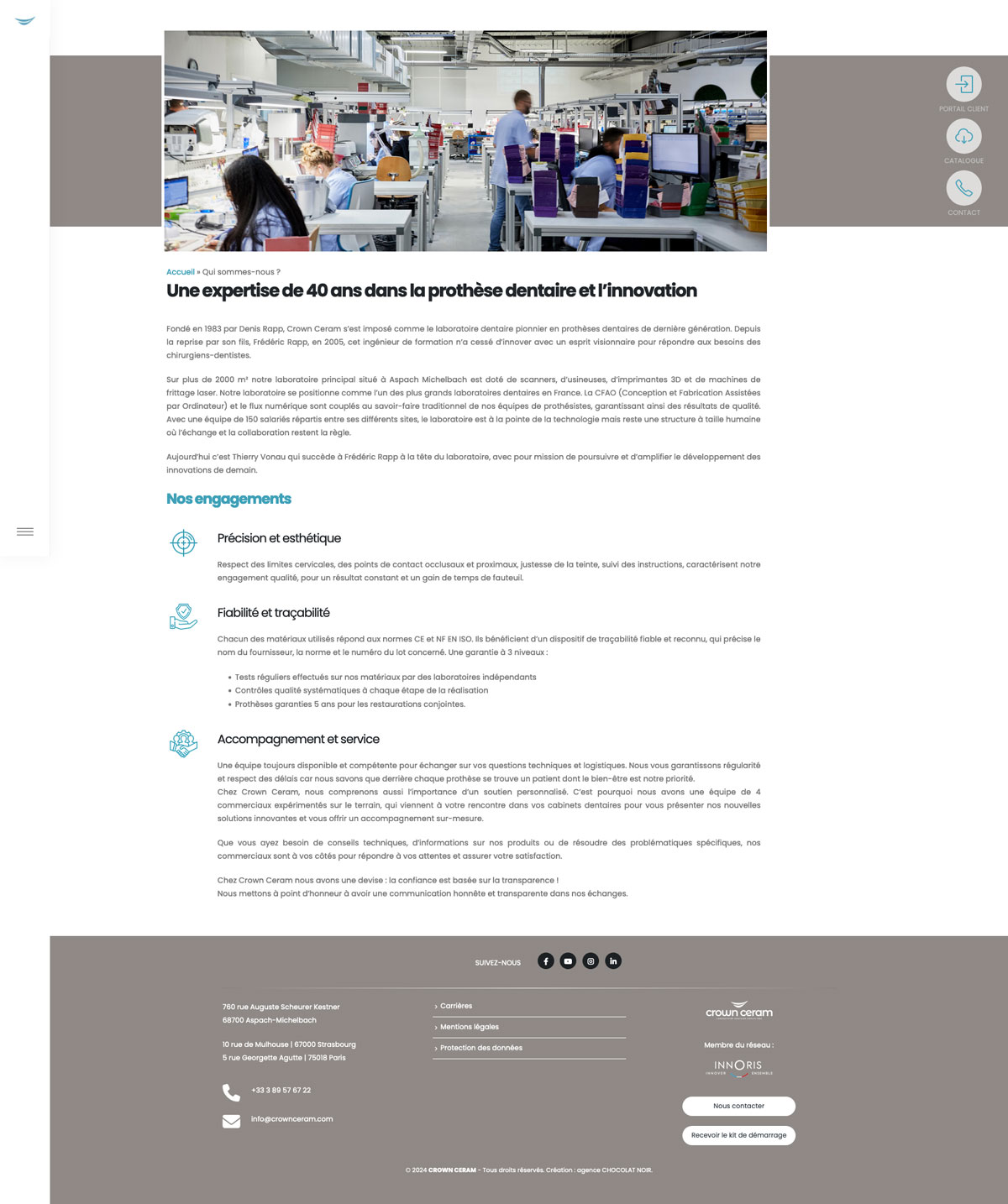 labo dentaire site web