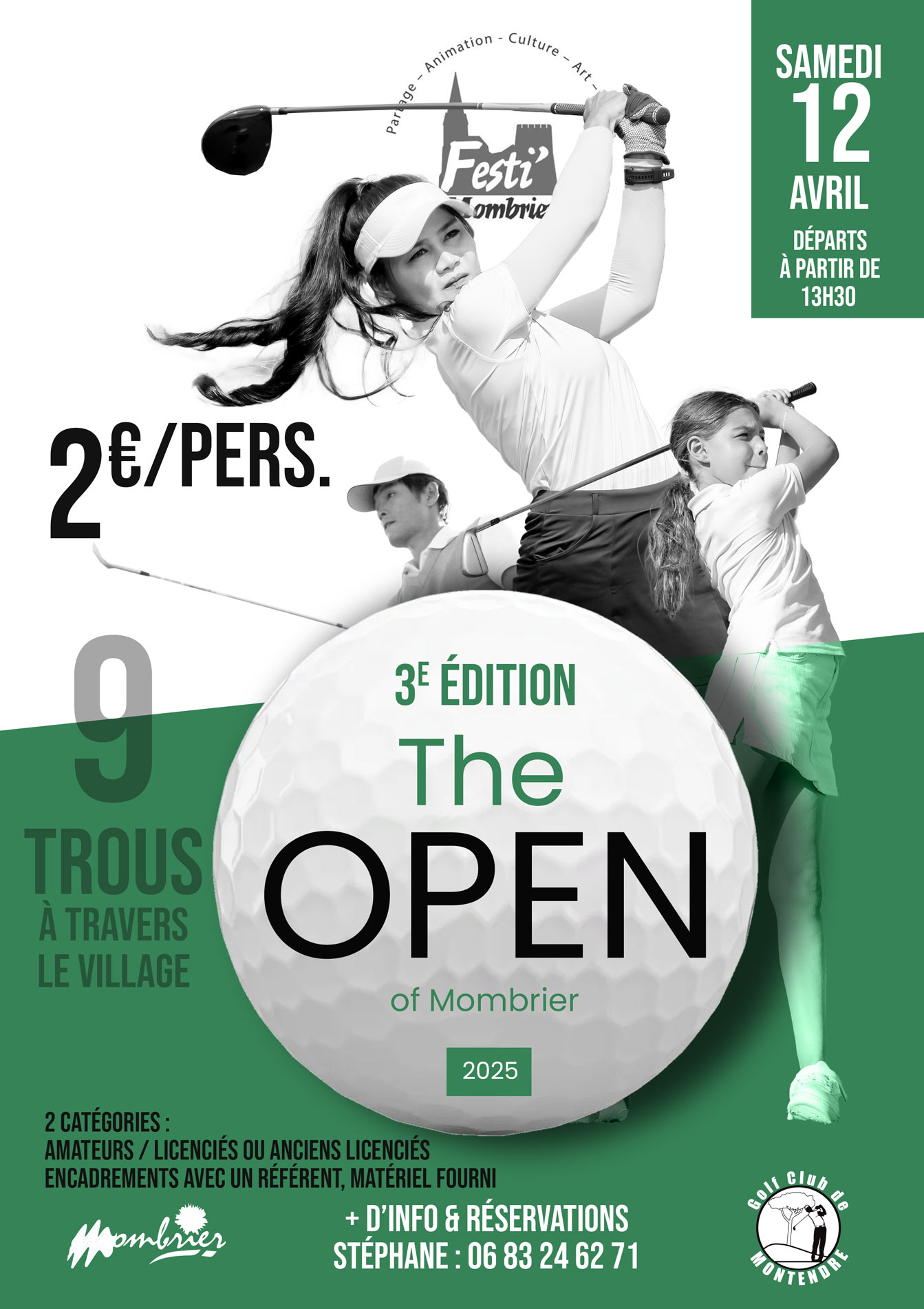 affiche golf sauvage