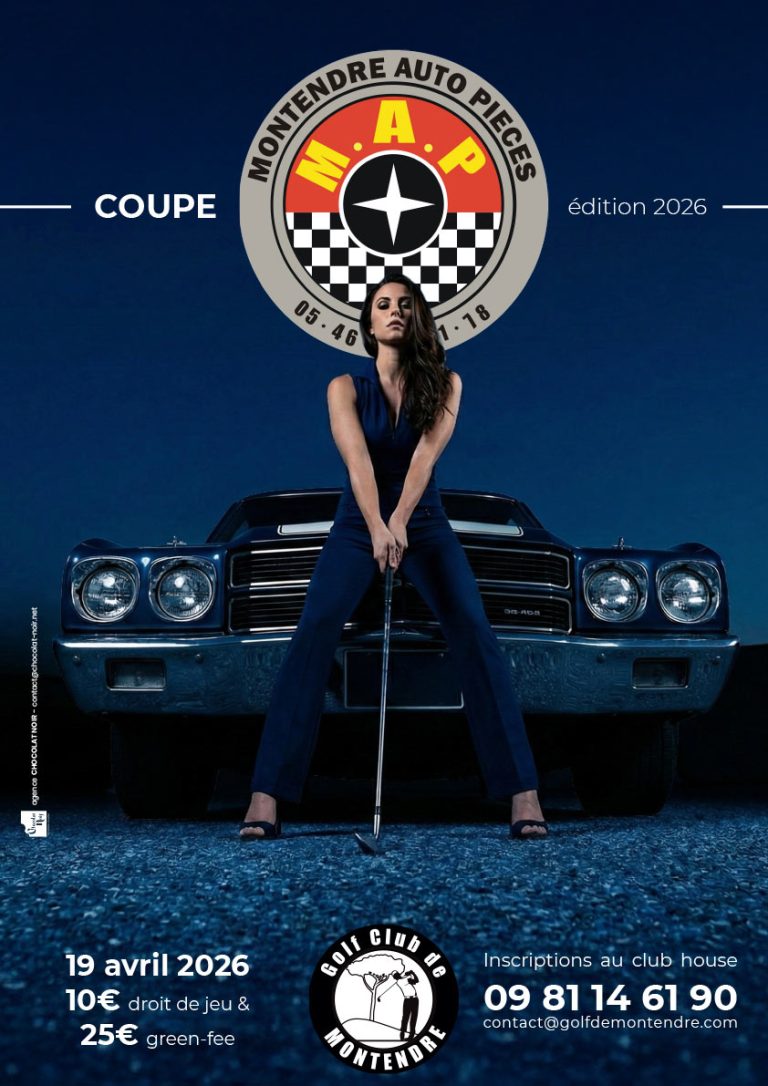 affiche coupe golf : La coupe MAP 2026 au golf de Montendre