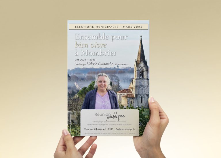 Dépliant élections municipales : Mombrier