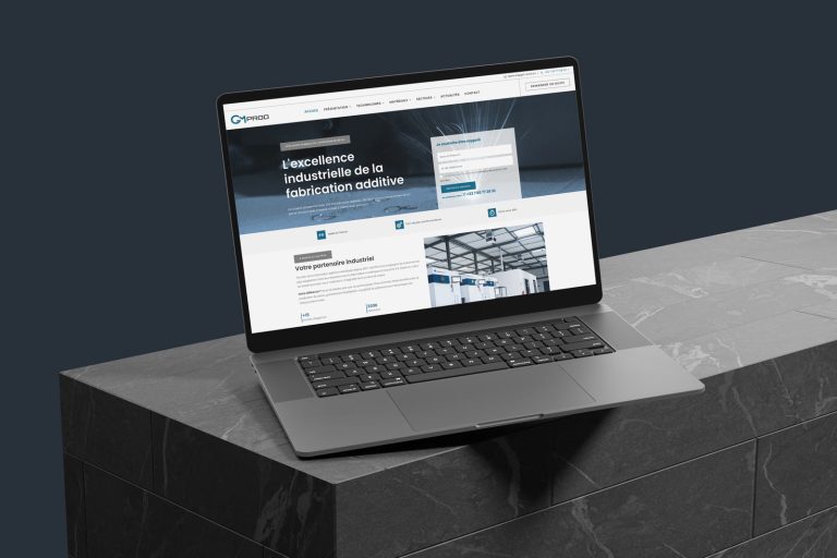 Création site internet industrie : le cas GM Prod
