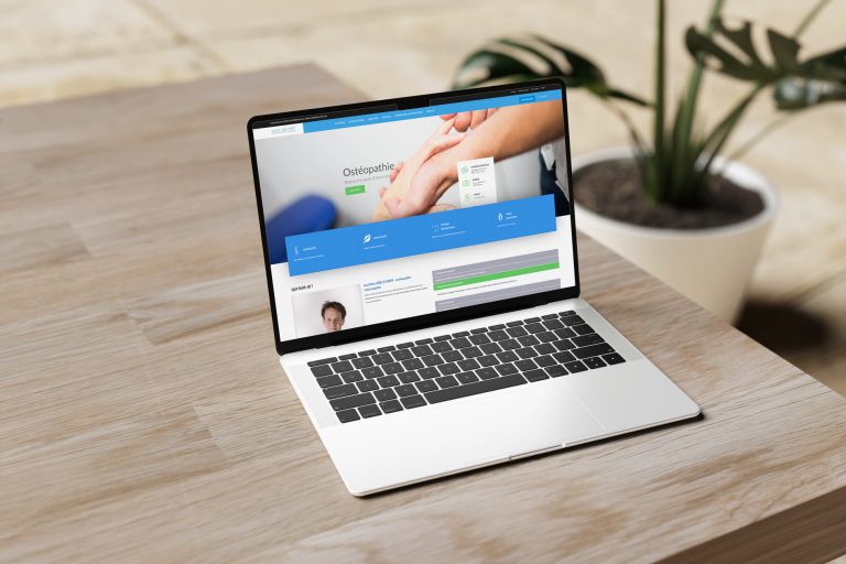 Création site ostéopathe – Aurélien Abels-Eber, ostéopathe naturopathe en Gironde
